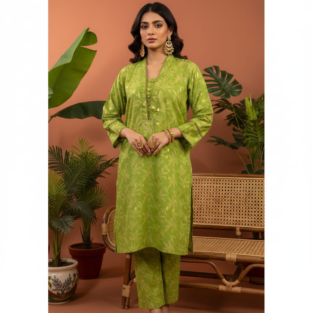 Lawn Fabric Two Pieces - Stitched