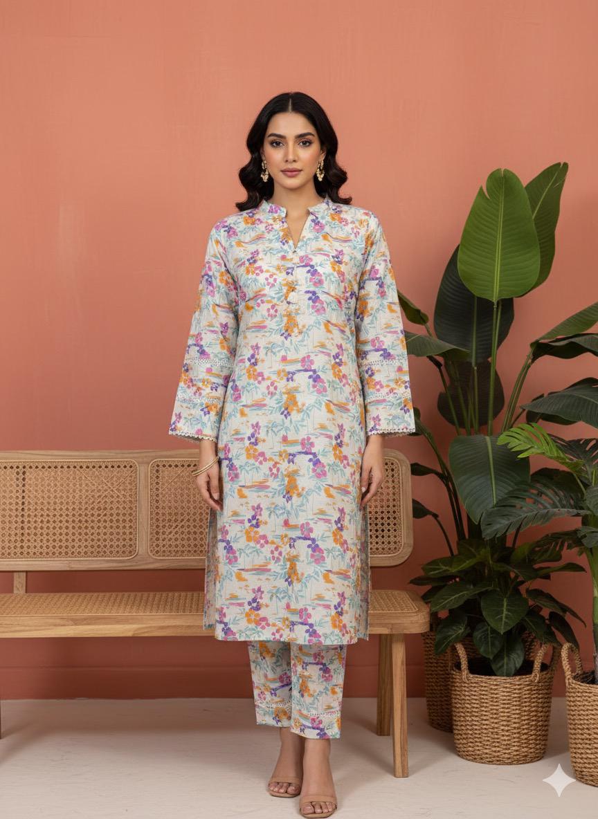 Soft florals, timeless charm