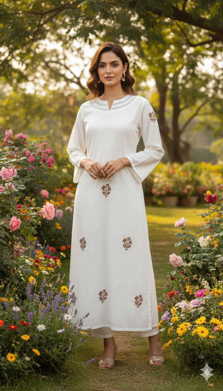 Snowflake Embroidered